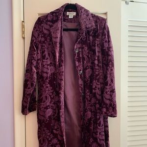 Purple Velvet Jacket